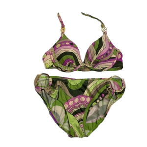 Tara Grinna 3  Piece Bikini with Skirt Cover-Up